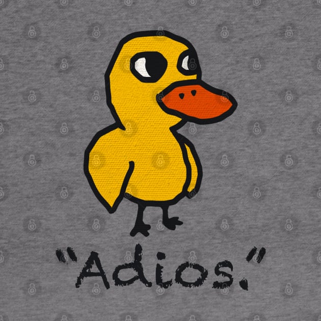 Adios yellow duck by Artbygoody